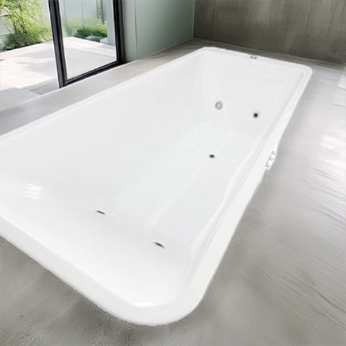 top view of white Pro XL cold plunge, extra-long tub for taller users