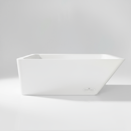  Pro cold plunge, white finish, front view