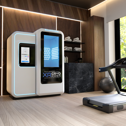 XR Cryo Kiosk Electric in a gym