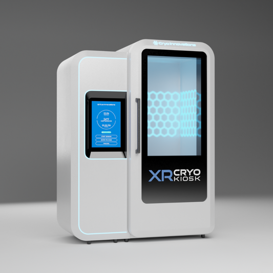 XR Cryo Kiosk Electric on a white background 