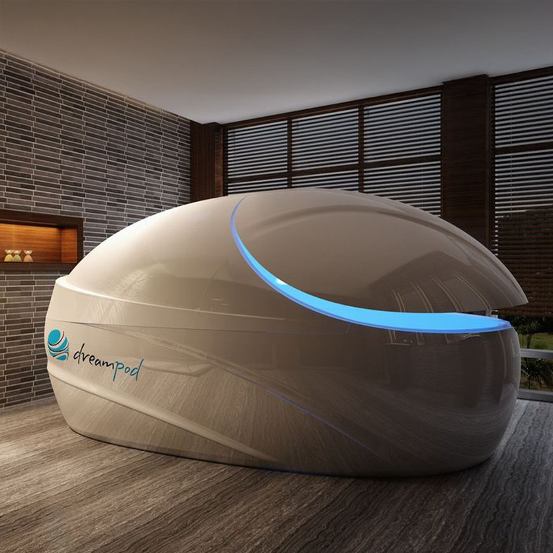 White float tank in home spa