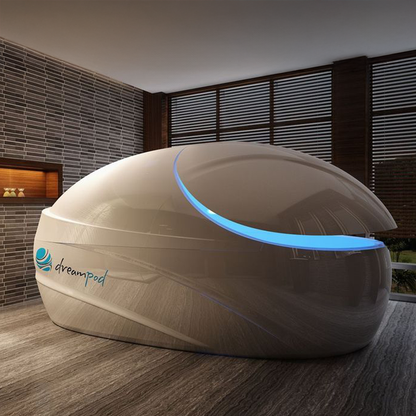 White float tank in home spa