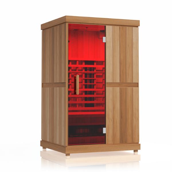 Finnmark FD-2 Full-Spectrum Infrared Sauna on a white background 