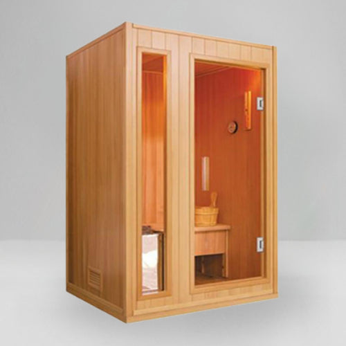 Baldwin 2-Person Traditional Sauna in a white background 