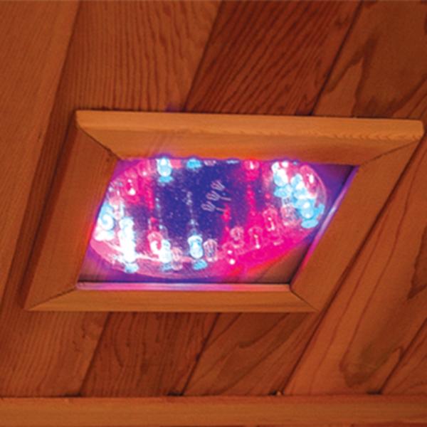 the Chromotherapy lighting 